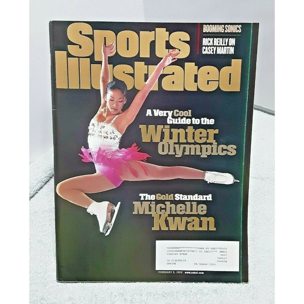 Sports Illustrated Magazine February 9 1998 Michelle Kwan Gold Standard Olympics